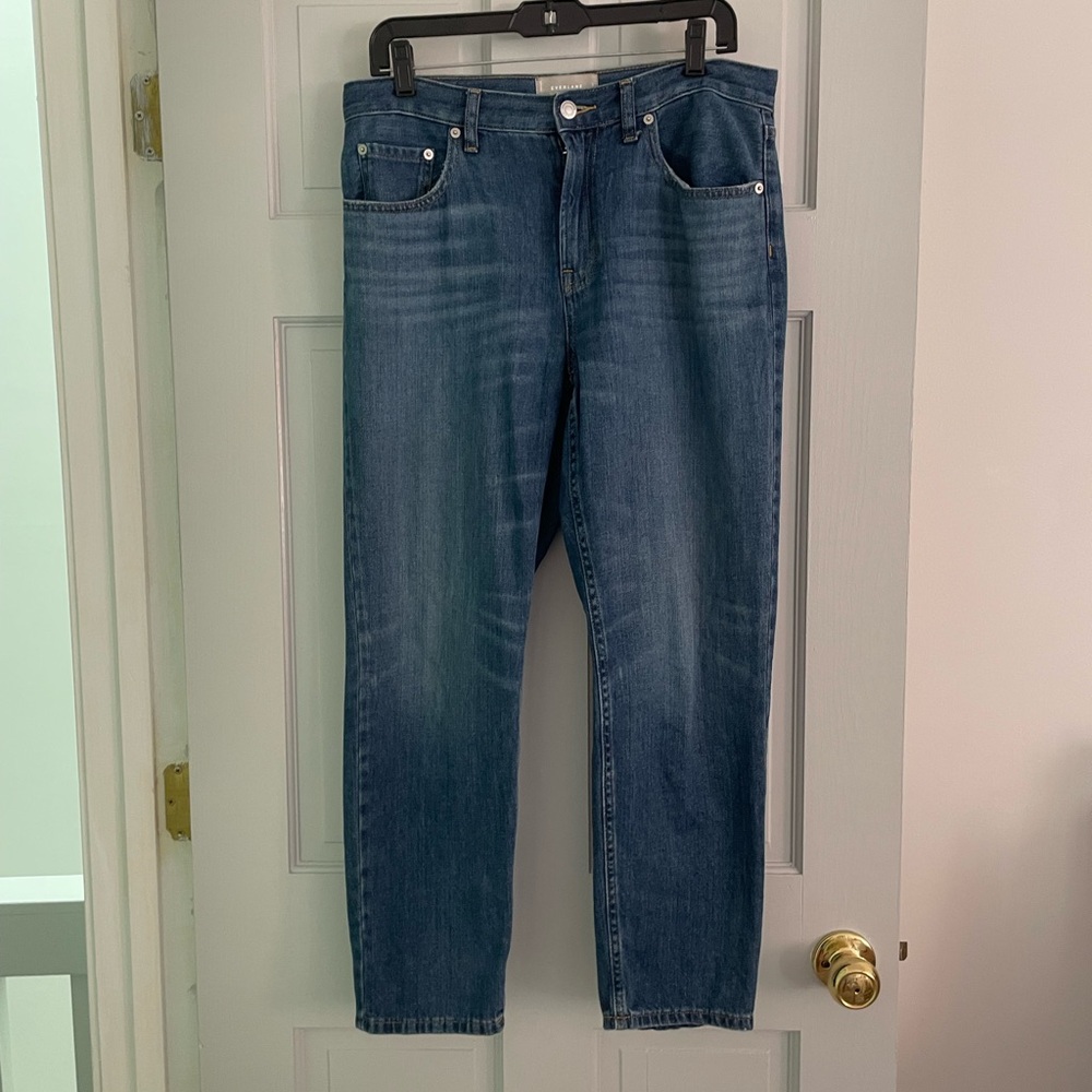 Everlane Women's Straight Leg Jeans - Blue